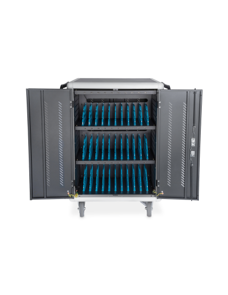 
DN-45002 DIGITUS - Armario de carga móvil, 30 estaciones de carga, max 15,6"