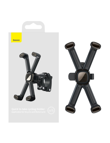 
SUQX-01 - Soporte Movil para manillar clik clak Baseus. Soporte de ciclismo Baseus Quick to take (Aplicable para bicicleta y 