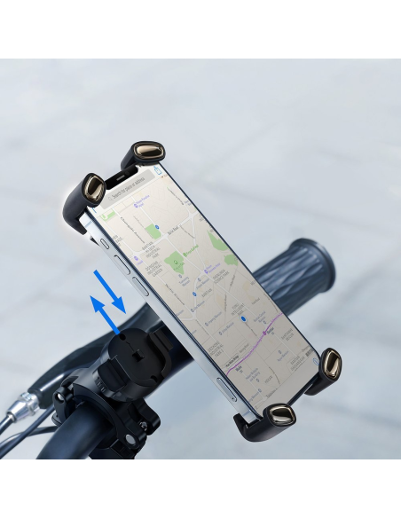
SUQX-01 - Soporte Movil para manillar clik clak Baseus. Soporte de ciclismo Baseus Quick to take (Aplicable para bicicleta y 