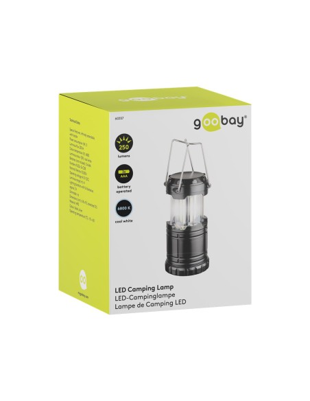 
60357 GOOBAY - Linterna de camping LED,High Bright 250   **NUEVA**