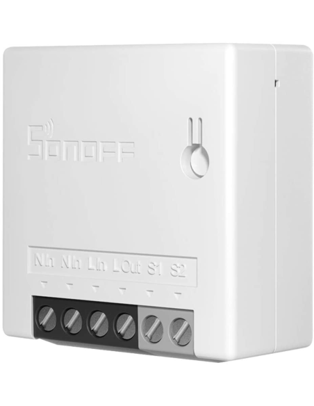 
M0802010010 - SONOFF Mini R2 10A Interruptor de luz Inalámbrico Inteligente WiFi, Módulo Universal DIY Automatizar el Hogar I