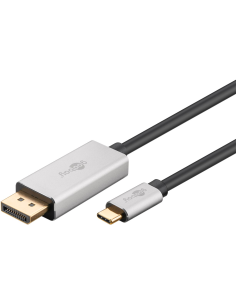 
60177 GOOBAY - Cable Adpaptador de 3 m, USB Type-C Gen 2 a DP 4K @ 120 Hz y 8K @ 60 Hz Bulk 2