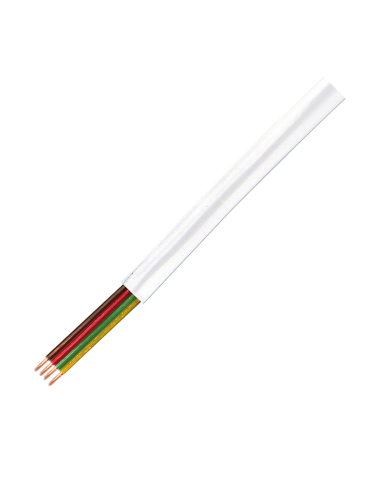 
CM04W LOGILINK - Bobina telefonica Plano Blanco 100 metros 4 hilos