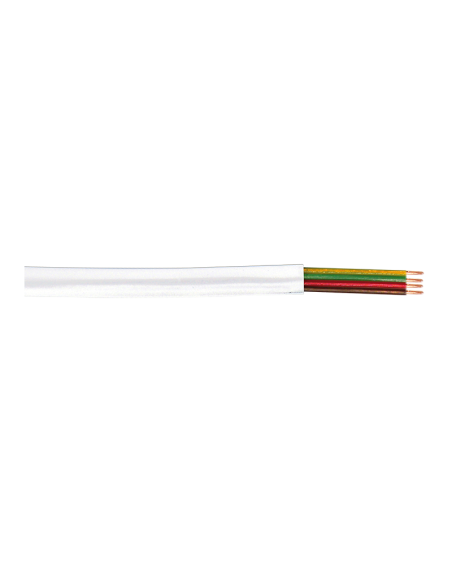 
CM04W LOGILINK - Bobina telefonica Plano Blanco 100 metros 4 hilos