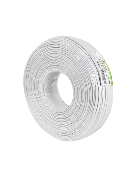 
CM04W LOGILINK - Bobina telefonica Plano Blanco 100 metros 4 hilos