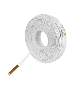 
CM04W LOGILINK - Bobina telefonica Plano Blanco 100 metros 4 hilos Logilink