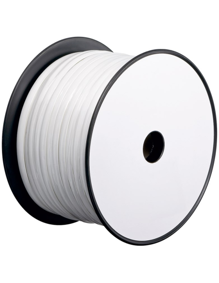
93307 GOOBAY - Bobina telefónica Plano Blanco 100 metros 6 hilos CCA-PVC Goobay