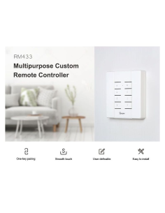 
6920075776591 SONOFF - SONOFF RM433 Control remoto - Mando a distancia.  Crea tus propias escenas, enciende la luz y/o el ven