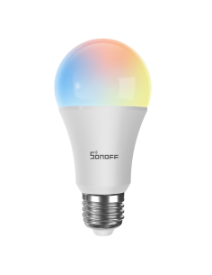 
B05-B-A60 - SONOFF Bombilla LED inteligente RGB (E27) Wi-Fi 806 lm 9W - Referencia B05-B-A60. Una bombilla LED inteligente le 2