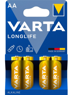 
Pila Alcalina   LR06 AA 1,5V    4 x Blister Longlife Varta