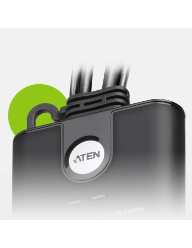 
CS22HF-AT ATEN - Switch KVM USB FHD HDMI de 2 puertos en formato cable.