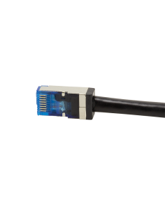 
CQ7033S LOGILINK - Latiguillo CAT 6A, S/FTP,  1.00 m, Negro, PE EXTERIOR. Cable de cobre Cat.6A Clase EA, S/FTP, AWG26/7. Enc 2