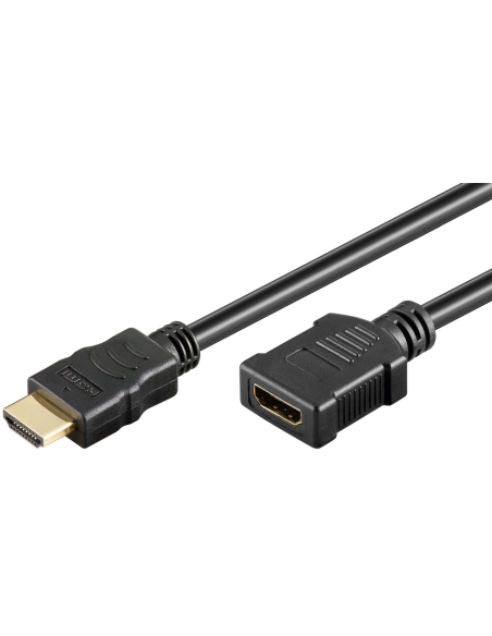 
61307  Cable Extension 1,00m HDMI A macho > HDMI A hembra 4K/60Hz