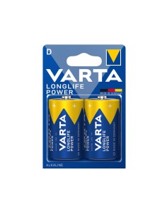 
46825 VARTA - Pila Alcalina LR20 1,5V 2 x Blister Longlife Power Varta