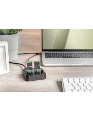 
DA-71545 DIGITUS - Estación de clonado NVMe, USB3.1 Gen2 tipo C SSD NVMe M.2