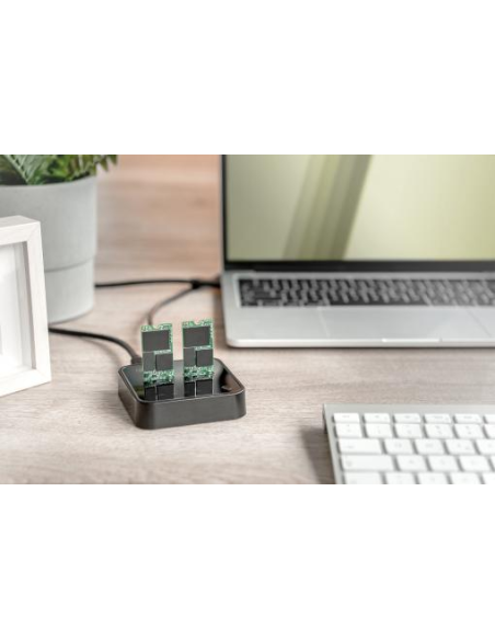 
DA-71545 DIGITUS - Estación de clonado NVMe, USB3.1 Gen2 tipo C SSD NVMe M.2