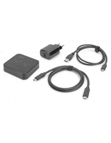 
DA-71545 DIGITUS - Estación de clonado NVMe, USB3.1 Gen2 tipo C SSD NVMe M.2