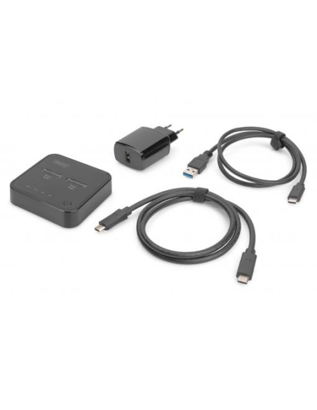 
DA-71545 DIGITUS - Estación de clonado NVMe, USB3.1 Gen2 tipo C SSD NVMe M.2