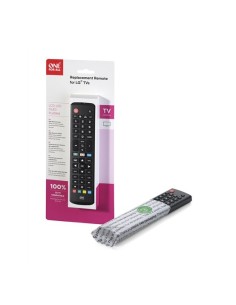 
URC4911 ONE FOR ALL - Mando para TV LG. One For All. URC4911 MANDO DE REEMPLAZO PARA TV LG VER.2021. Compatibilidad garantiza