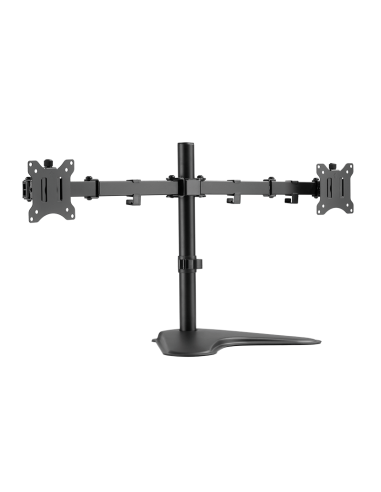 
BP0099 LOGILINK - Soporte de Escritorio Doble, para 2 Pantallas de 17 a 32 Pulgadas (LCD, LED, OLED, etc.), 360°, de Aluminio