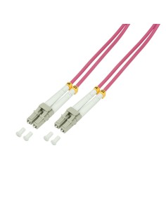 
FP4LC15 LOGILINK - Latiguillo F.O. LC a LC MM OM4 -30 metros  50/125 µ, Duplex