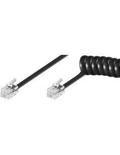 
 Phone handset spiral cable
RJ10 male (4P4C) > RJ10 male (4P4C) 

Item: 68003
EAN: 4040849680038
