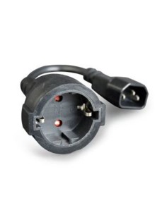 
cable adaptador de alimentación (C14 macho a hembra Schuko)