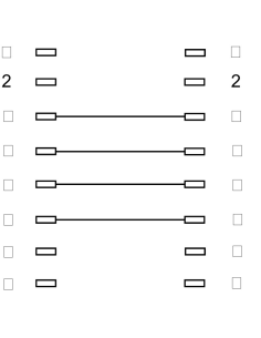 
Latiguillo RJ45 (8P4C)/ RJ45 (8P4C) 2 pares 3 metros Negro Plano 2