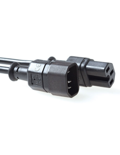 
Cable Extension C14 a C15   3,00 m Negro Seccion  3G1,00mm²