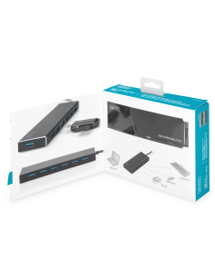 
DA-70241-1 DIGITUS - Hub USB 3.0 de  7 puertos con alimentador, Negro, Digitus 2