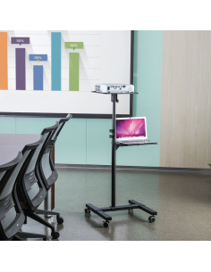 
BP0069 LOGILINK - Carro para proyector/ordenador portátil, regulable en altura, inclinable, 10 kg máx." de LogiLink
Equipado