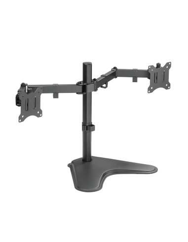 
BP0099 LOGILINK - Soporte de Escritorio Doble, para 2 Pantallas de 17 a 32 Pulgadas (LCD, LED, OLED, etc.), 360°, de Aluminio
