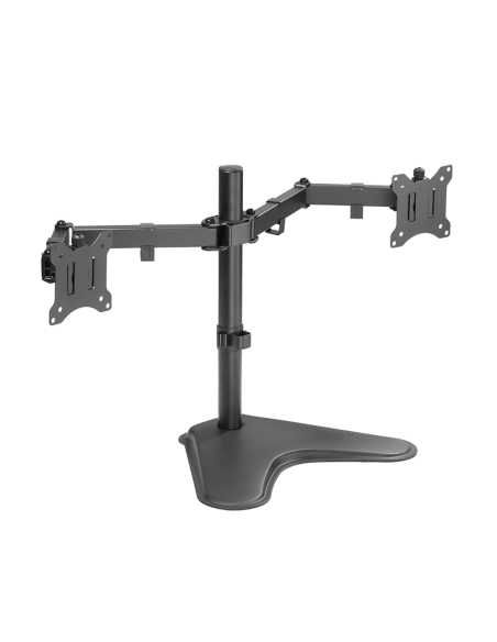 
BP0099 LOGILINK - Soporte de Escritorio Doble, para 2 Pantallas de 17 a 32 Pulgadas (LCD, LED, OLED, etc.), 360°, de Aluminio