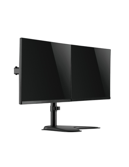 
BP0099 LOGILINK - Soporte de Escritorio Doble, para 2 Pantallas de 17 a 32 Pulgadas (LCD, LED, OLED, etc.), 360°, de Aluminio