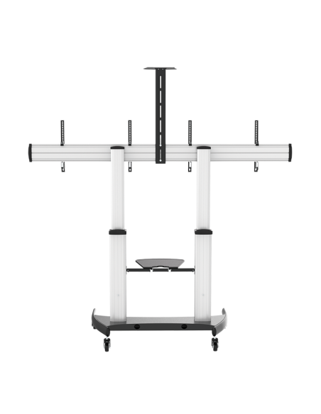 
BP0150 LOGILINK - Carro doble para monitor de TV, 37-60", cada uno de 50 kg, ajustable en altura