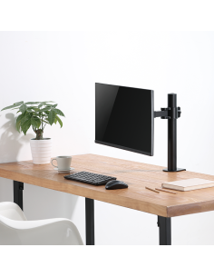 
LogiLink BP0104 - Soporte para Monitor (17-32", Longitud del Brazo: 199 mm, máx. 9 kg, VESA, inclinación, Giro, Giro), Color 