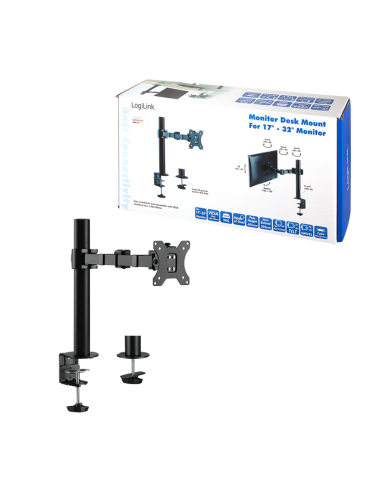 
LogiLink BP0105 - Soporte para Monitor de 17 a 32" ( 380 mm, VESA máx. 9 kg) 