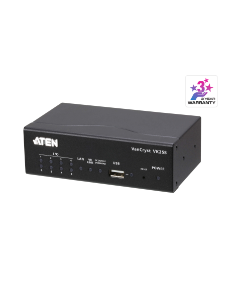 
VK258 Caja de expansión de 8 puertos I/O with PoE de ATEN