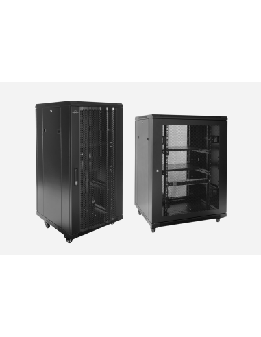 
106011 MONOLYTH - ARMARIO 19" SIN ACCESORIOS  42U SH6642 600x600 PTA.PERFORADA