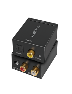 
CA0102 LOGILINK - Convertidor de audio analógico L/R a coaxial digital y Toslink de LogiLink 2