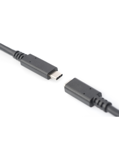 
AK-300210-020-S DIGITUS - Cable de 2.0 m USB 2.0 480 MB USB-C Macho-Hembra PD100W