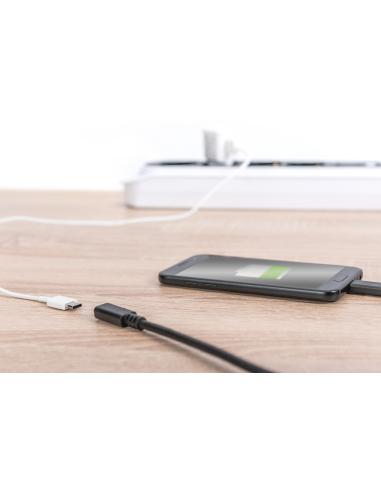 
AK-300210-020-S DIGITUS - Cable de 2.0 m USB 2.0 480 MB USB-C Macho-Hembra PD100W