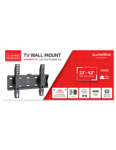 
SUPSTV001 SUPERIOR - Soporte de pared Fijo TV 23-42" 30Kg Distancia pared 27mm Superior 2