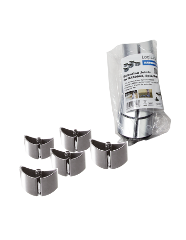 
KAB0064AC LOGILINK - Canal de cable flexible 720x75 5 segmentos Adicionales  Gris