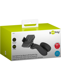 
45509 GOOBAY - Soporte de coche con ventosa para smartphones para un montaje sencillo y seguro en vehículos 2