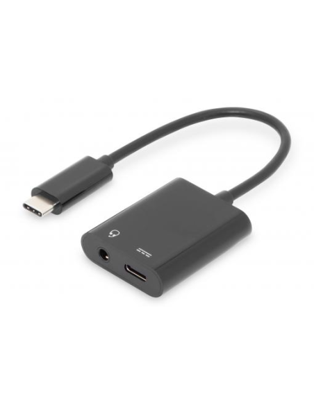 
AK-300400-002-S DIGITUS - Cable de Audio - USB-C Macho a USB-C Hembra- 3,5 mm Hembra Digitus