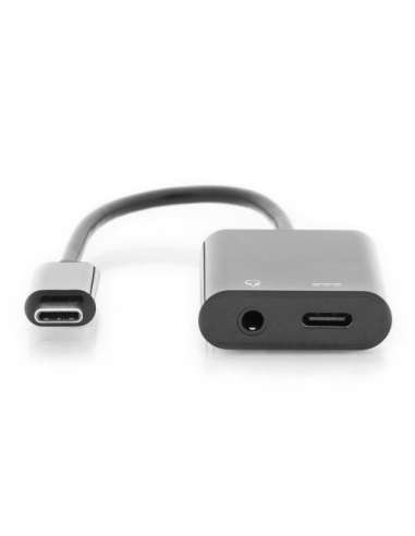 
AK-300400-002-S DIGITUS - Cable de Audio - USB-C Macho a USB-C Hembra- 3,5 mm Hembra Digitus