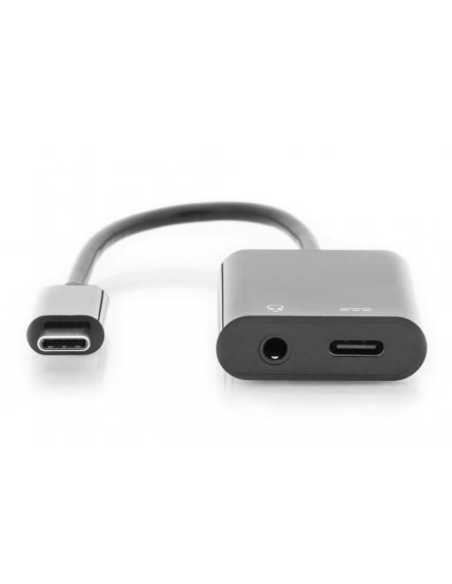 
AK-300400-002-S DIGITUS - Cable de Audio - USB-C Macho a USB-C Hembra- 3,5 mm Hembra Digitus
