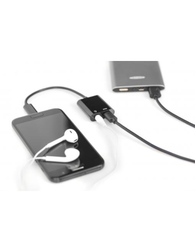 
AK-300400-002-S DIGITUS - Cable de Audio - USB-C Macho a USB-C Hembra- 3,5 mm Hembra Digitus