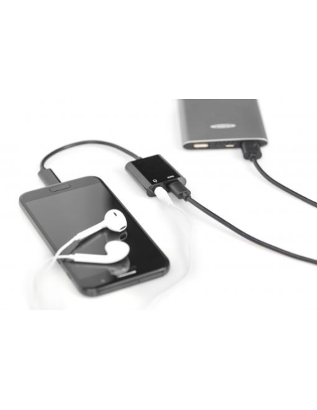
AK-300400-002-S DIGITUS - Cable de Audio - USB-C Macho a USB-C Hembra- 3,5 mm Hembra Digitus